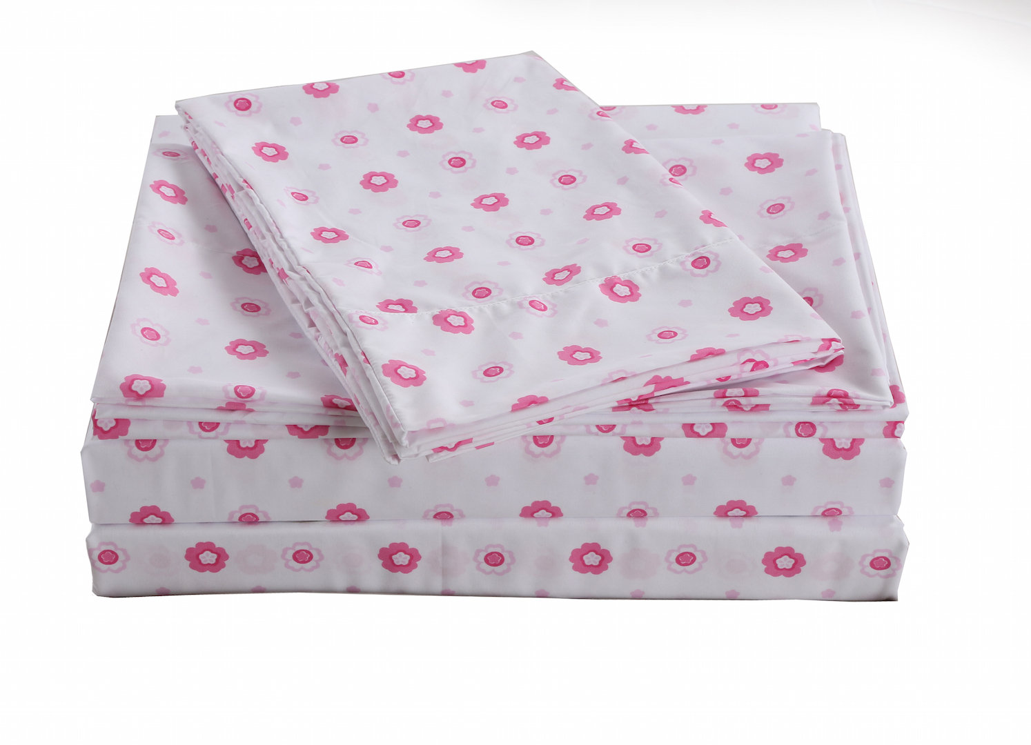 Cozy Line Home Fashions Greta Pastel Cotton Quilt Set - Full/Queen 3-Piece, Floral Design For Girls' Bedrooms
