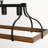 Rustic Kitchen Island Dining Room Light Fixture Farmhouse Linear Chandelier-829652114