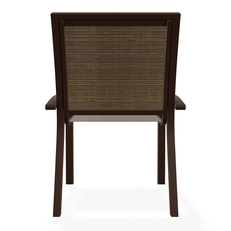 Kendall Outdoor Dining Chair, Kona, Bark