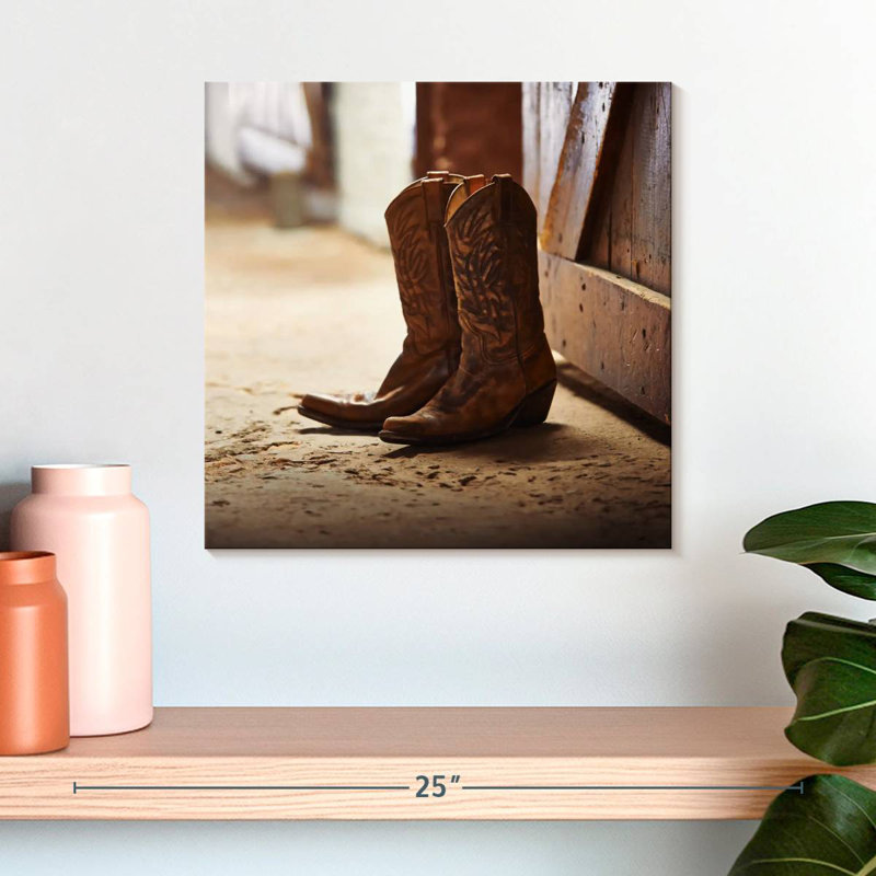 Lelar Barn Cowboy Boots, 33" H x 33" W