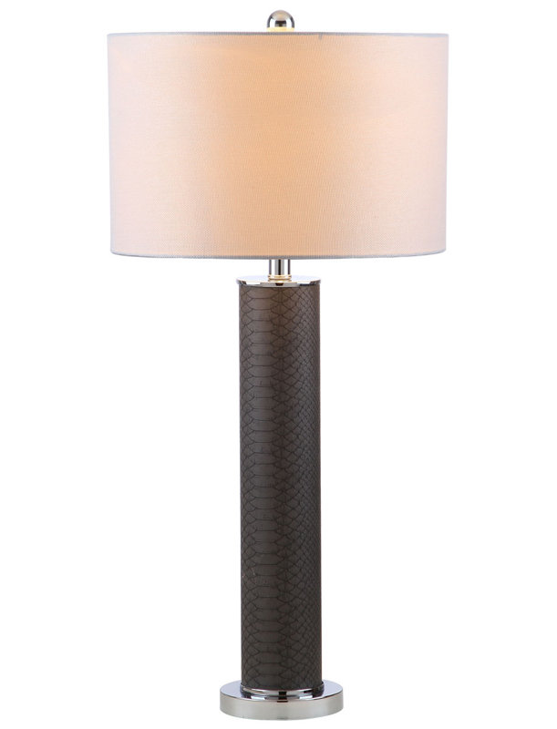 Ingertha Metal Table Lamp, Grey