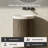 Monblari 18" Round Solid Surface Bathroom Pedestal Sink Matte White