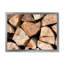 Pile de bois de chauffage - Impression traditionnelle sur bois brun-158969728-158969730