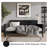 Velvet Upholstered Twin Size Daybed