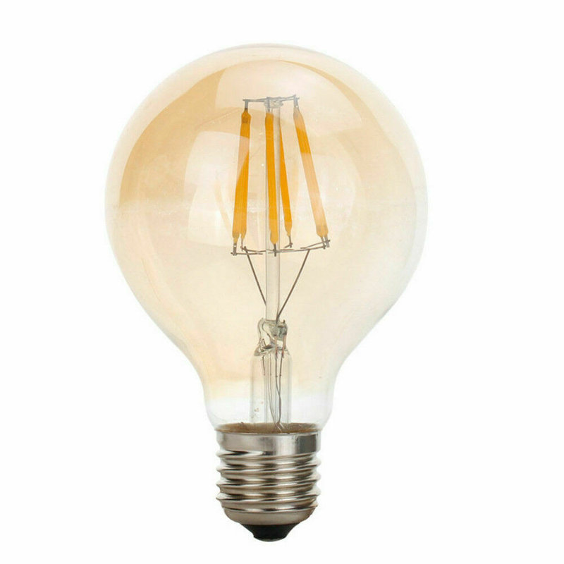 Globe 80 Dimmable LED E27 Screw Bulb 4W 5 Pack