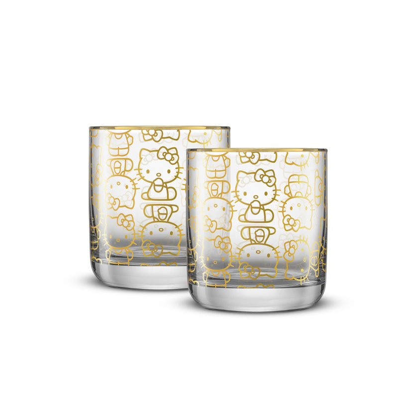 Verre court Hello Kitty® Charmed - 10 oz - ensemble de 2