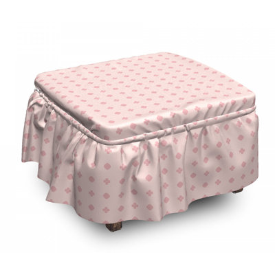 Box Cushion Ottoman Slipcover