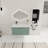 Floating Bathroom Vanity with Drop-Shaped Resin Sink