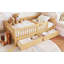 Lit plateforme avec garde-corps et rangement sous le lit Elliot-125179191