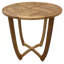Table d'appoint d'extérieur ronde en bois d'acacia-786283175