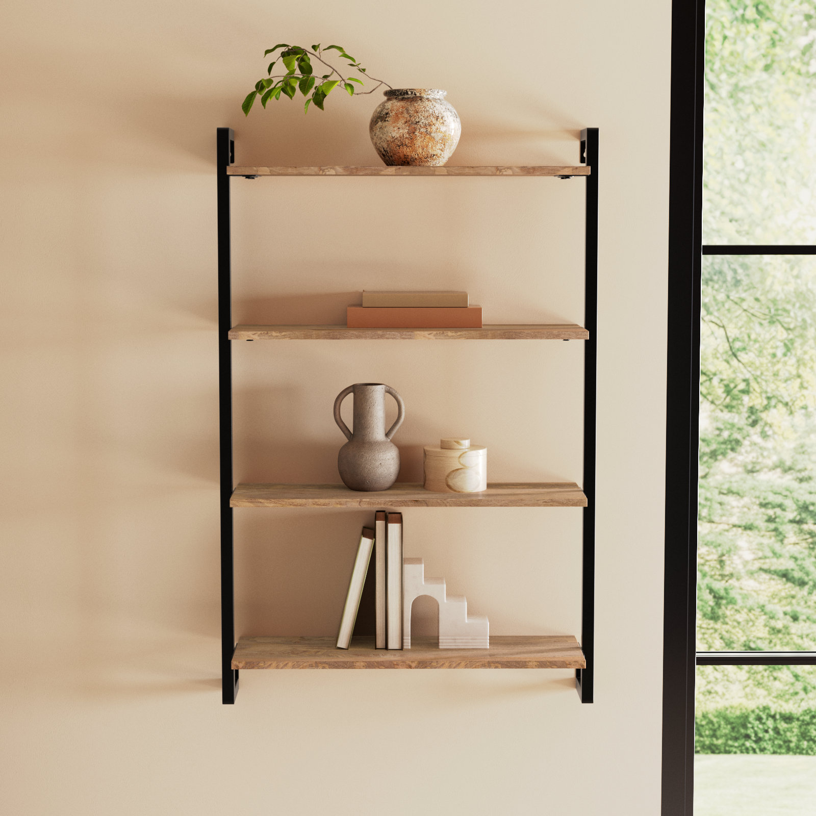 Phantom 26" Floating Shelf, Natural