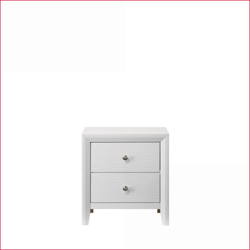 Table de chevet 2 tiroirs Modern