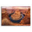Art mural en verre acrylique épique «Horseshoe Bend» par Martin Podt, 24 po x 16 po-527580889