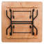 Table de banquet pliante en bois Wofford-11890916