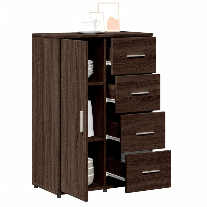 Otello 60cm Sideboard, Brown Oak