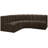 Hirah Upholstered Curved Sectional Reversible-89266561