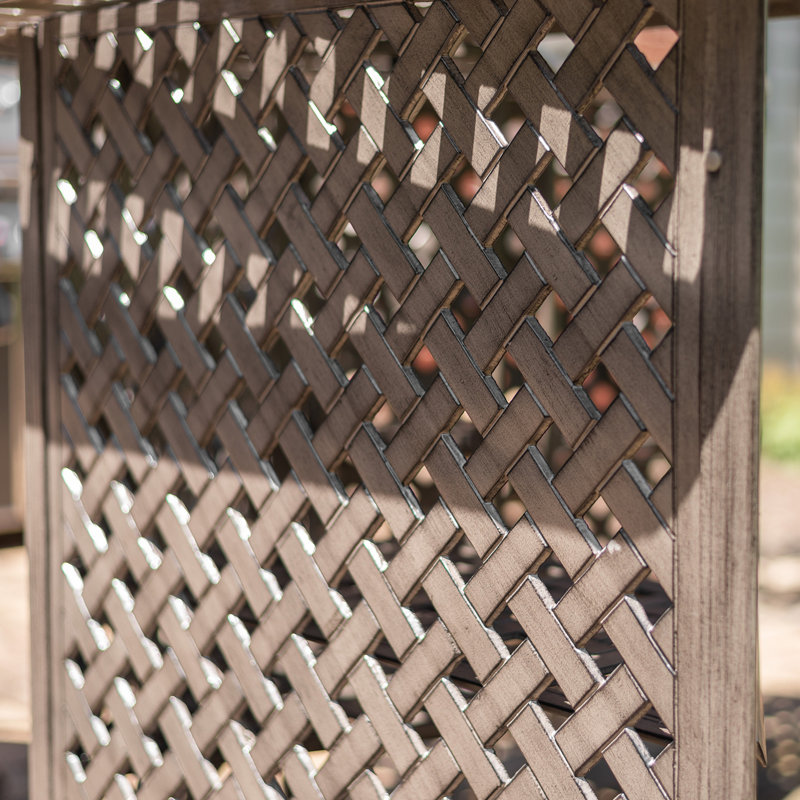 Cast Alumnim Weave Pattern Party Bar Table