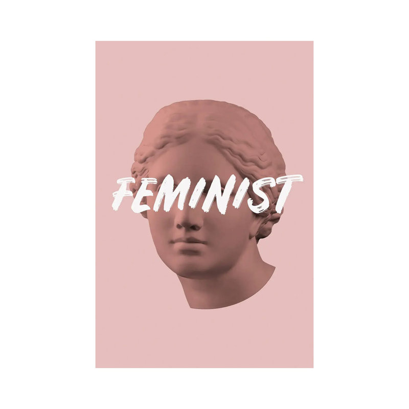 Terracotta Venus Head - Print on Canvas, 20.32 cm H x 30.48 cm W, Wrapped Canvas