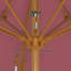 Parasol en bois de teck 11 pi-496429629