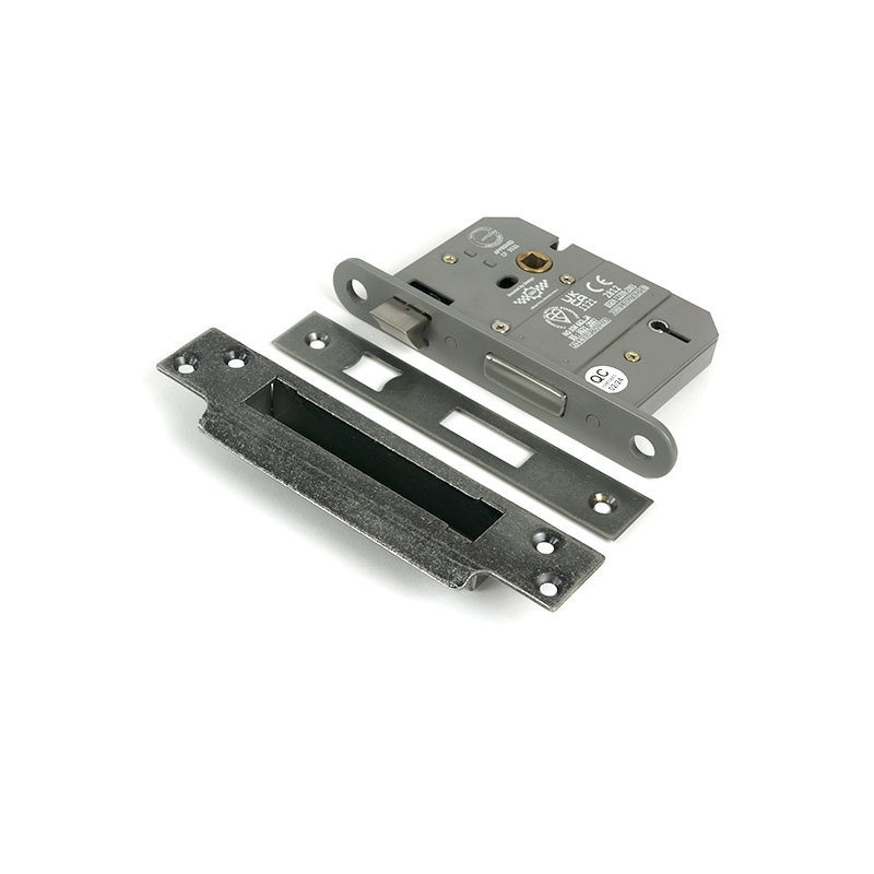 Sash Lock, Pewter Patina
