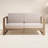 Cove 63" Eucalyptus Wood Patio Loveseat