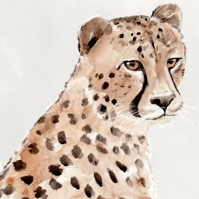 Saharan Cheetah II by Annie Warren - Wrapped Canvas Painting