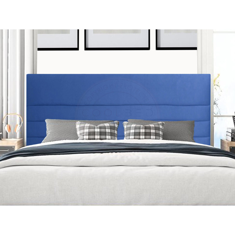 Ghazl Upholstered Headboard, Super King (6'), Mallard