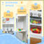 AIYAPLAY Play Kitchen Kid Kitchen Chalkboard Sink Ages 3-8 Years White