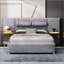 Grand lit plateforme tapissier