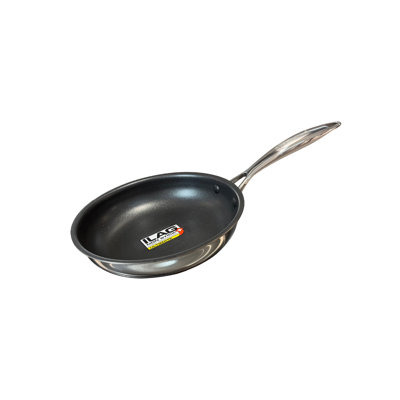 Buckingham Elite Tri-Ply 18/8 Stainless Steel Frying Pan with ILAG Ultimate Non-Stick Coating  