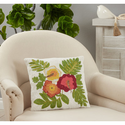 Rosamund Square Cotton Pillow Cover