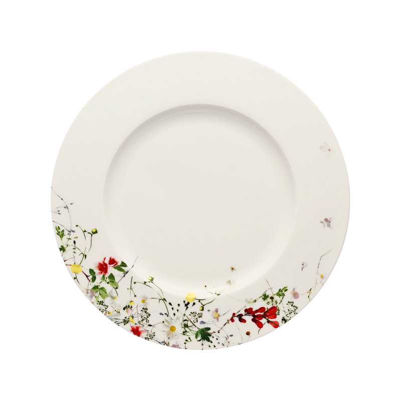 Brillance Fleurs Sauvages Bone China Dinner Plate
