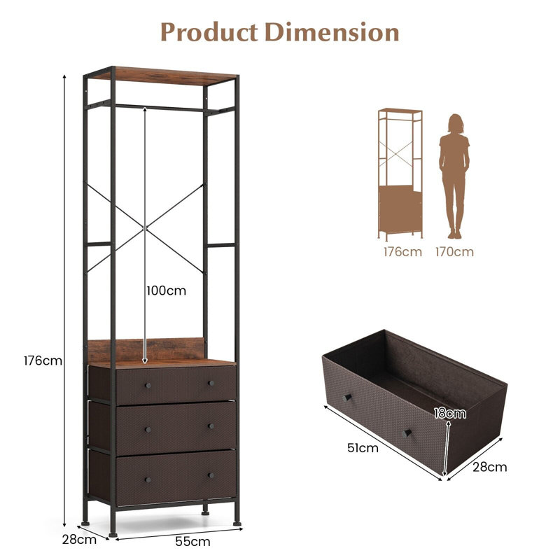 55cm Clothing Rack