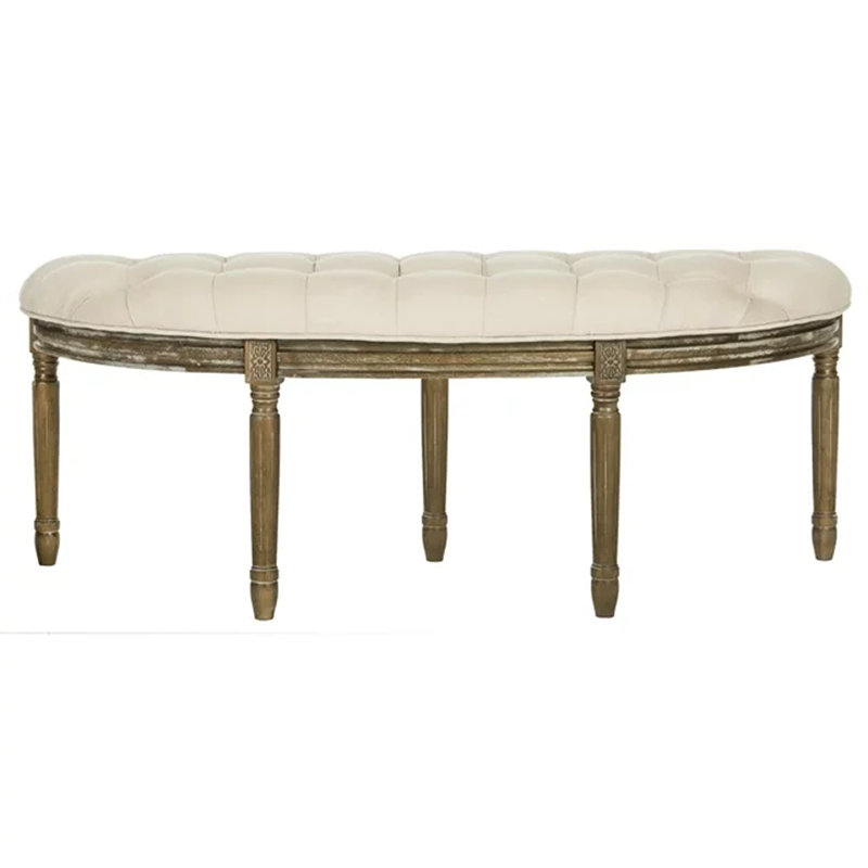 Moneta Upholstered Bench, Beige