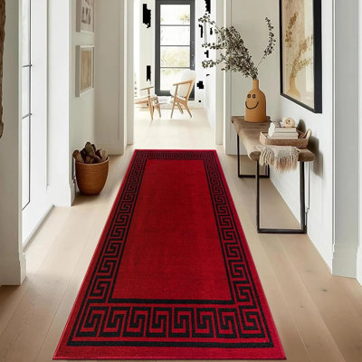 Runner Geometric Area Rug