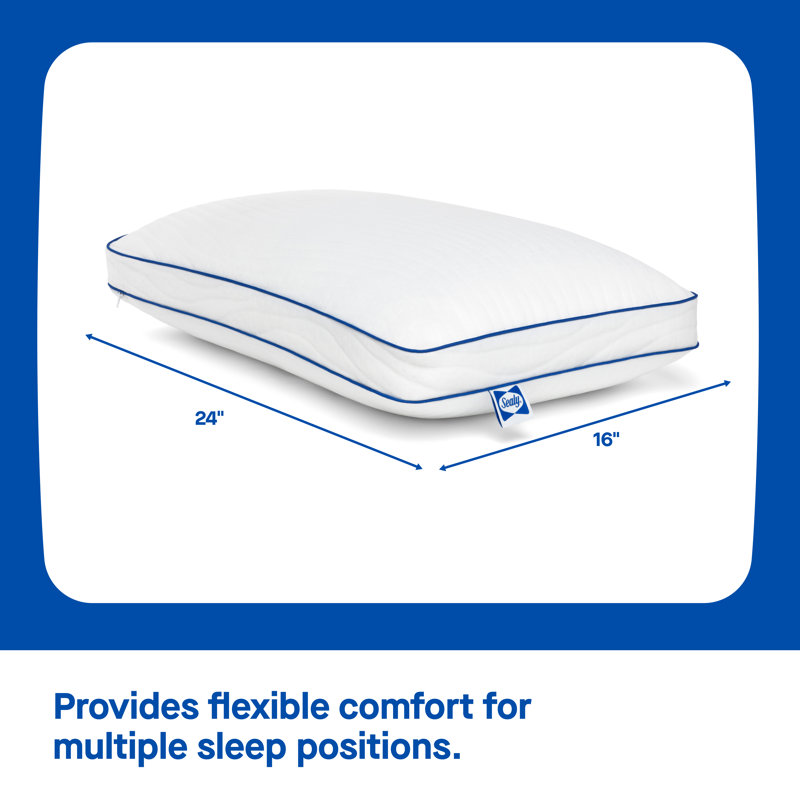 Sealy® To Go Cooling Custom Comfort Memory Foam Pillow