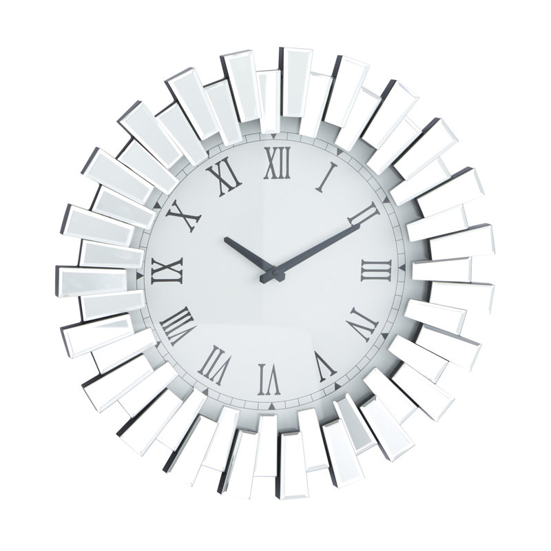 Upminster Glass Wall Clock