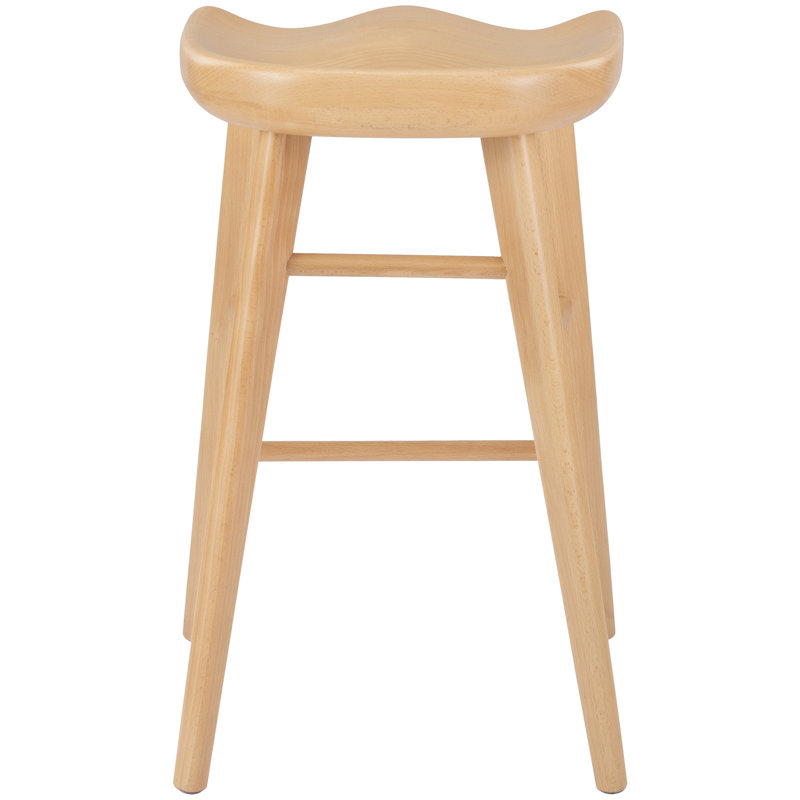 Counter Stool with Solid Wood Frame