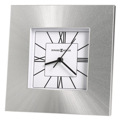 Roman Numeral Metal Quartz movement / Crystal Tabletop Clock