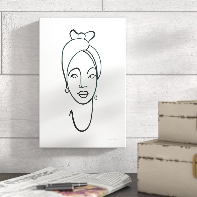 Reproduction d’art sur toile, "Beauty I" par Avery Tillmon, H 12 po x l 8 po