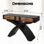 Console 47 po avec 2 tiroirs pour le bureau du salon