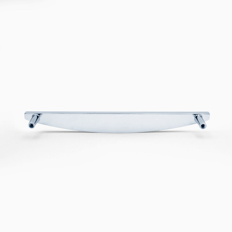 Half Moon Appliance Pull, Polished Chrome, 18"