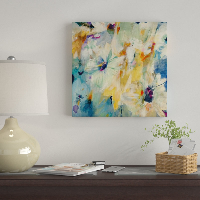 « mirage », reproduction sur toile, H 26 po x l 26 po x P 1,5 po, Pas de tapis, Toile tendue