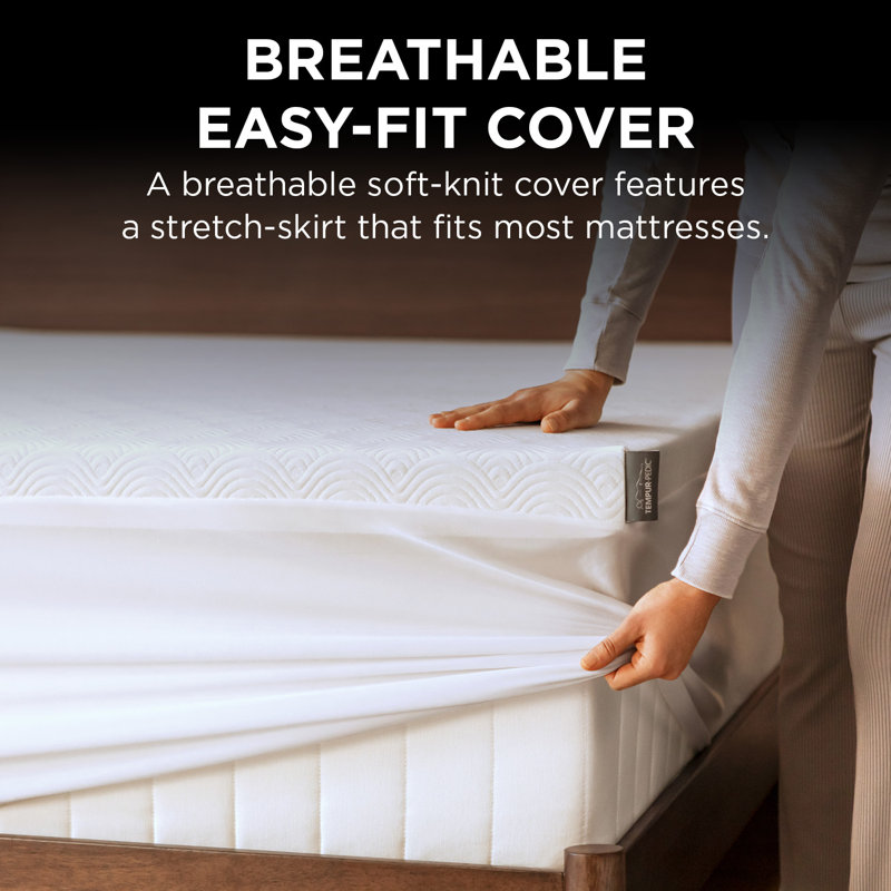 TEMPUR-Cloud 2" Memory Foam Mattress Topper, King