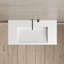 Lavabo mural rectangulaire à surface solide 31,5 po x 16 po MonBlari