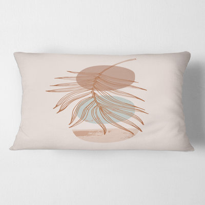 Moon and Sun Shapes Rectangular Pillow Cover & Insert