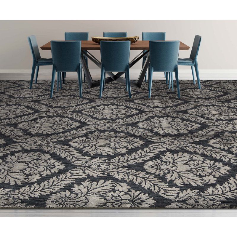 Damask Area Rug