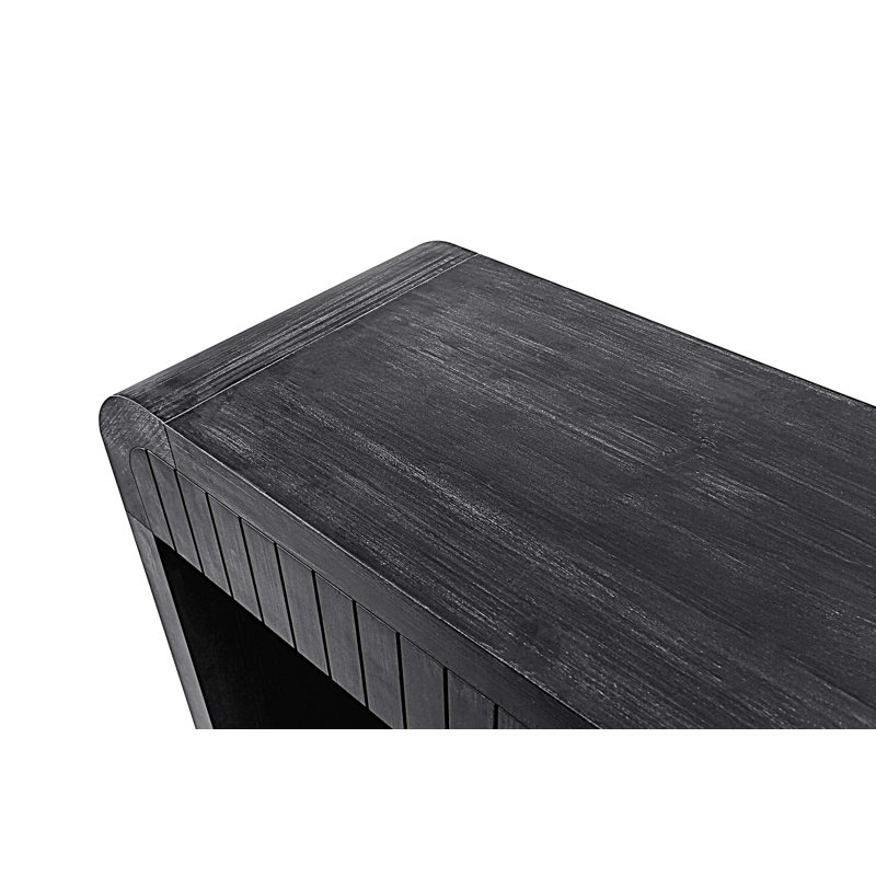Vintage Console Table with Two Hidden Handle Drawers