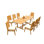 Outdoor 9 - Piece Teak Dining Set