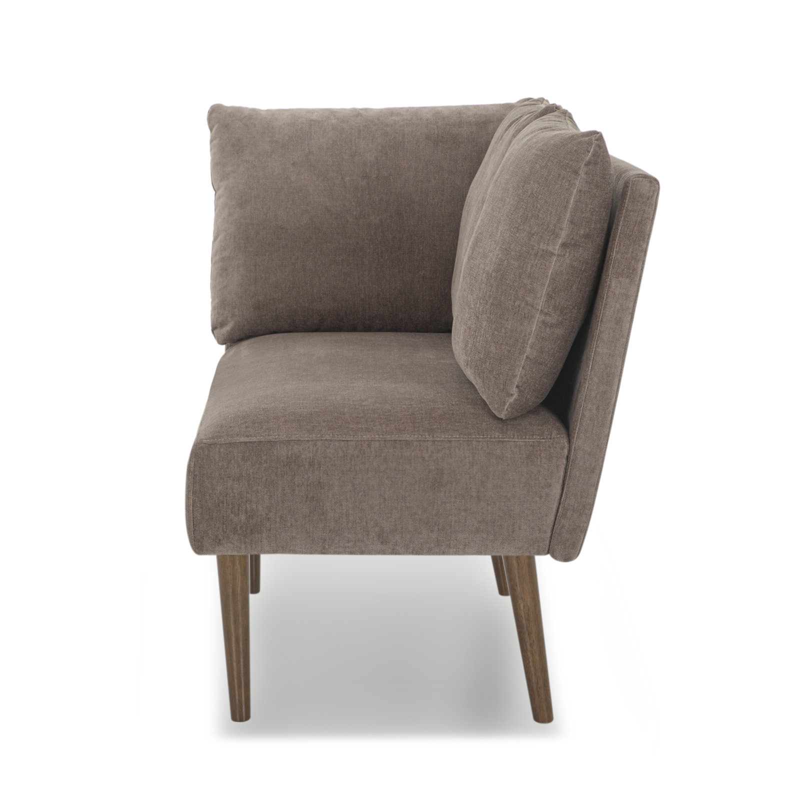 Nalaya 52.76 " Bench, Honeycomb Walnut Chenille